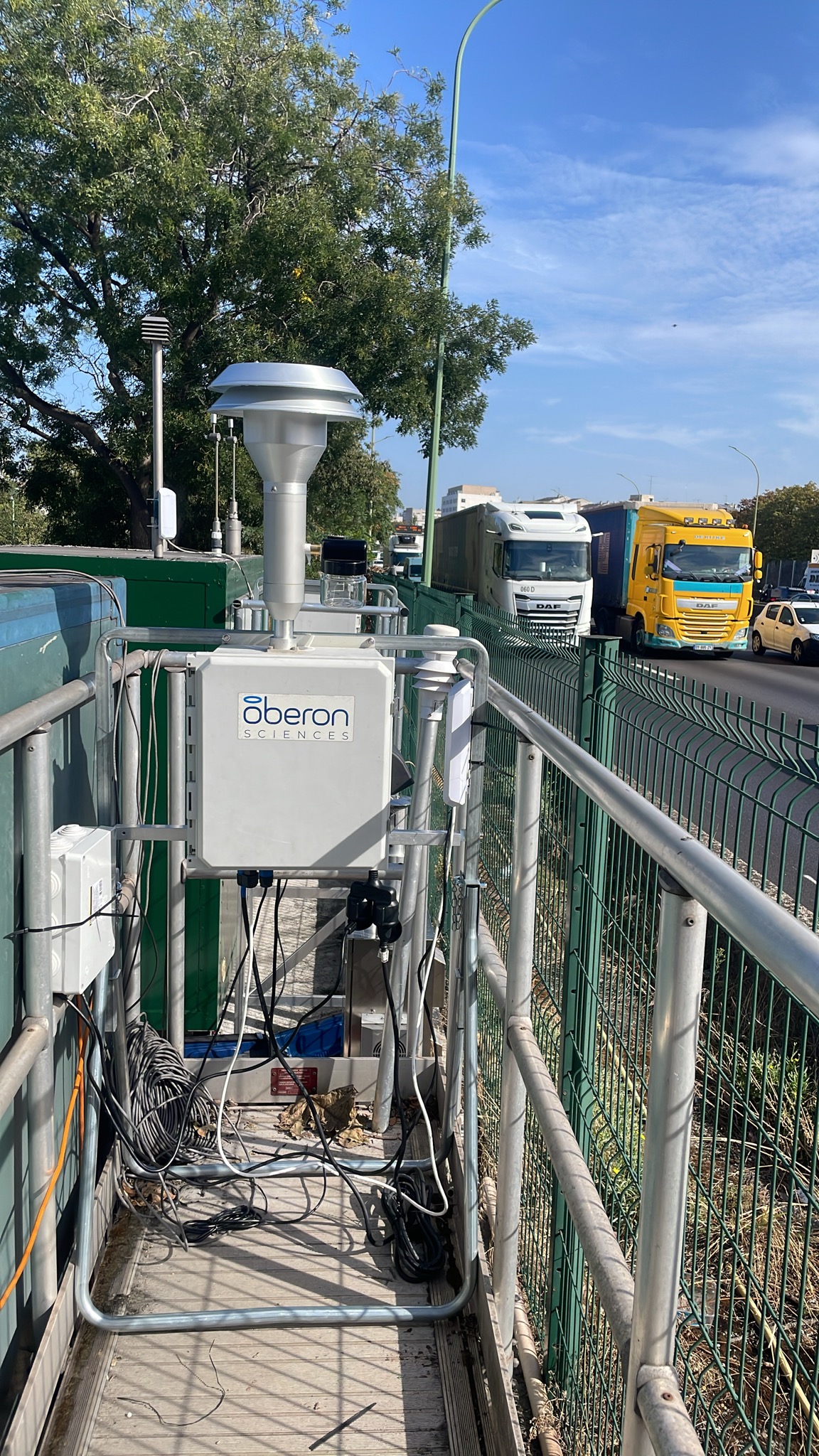 🌬️ L’Aerōtape en action au bord du Périphérique parisien