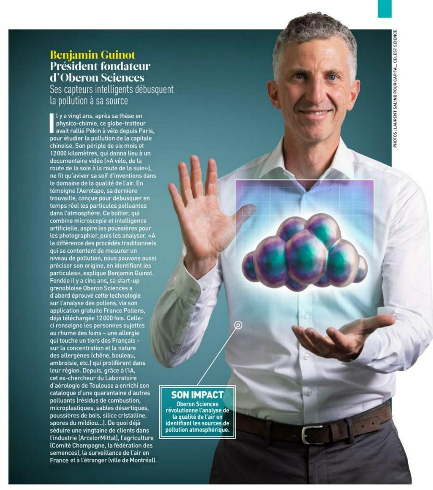 Portrait de Benjamin Guinot dans Capital